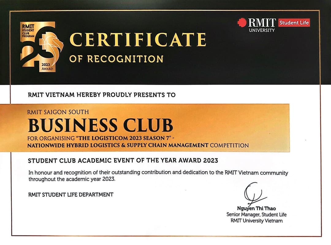 Best Academic Event of The Year